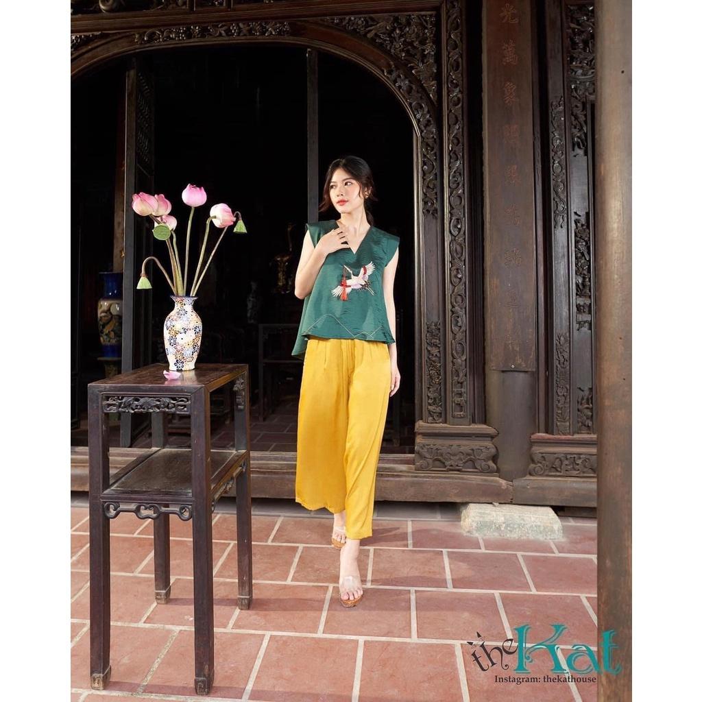 Áo Như Ý The Kat House, kiểu truyền thống, vải thoáng mát, mềm min, không nhăn, dễ phối đồ