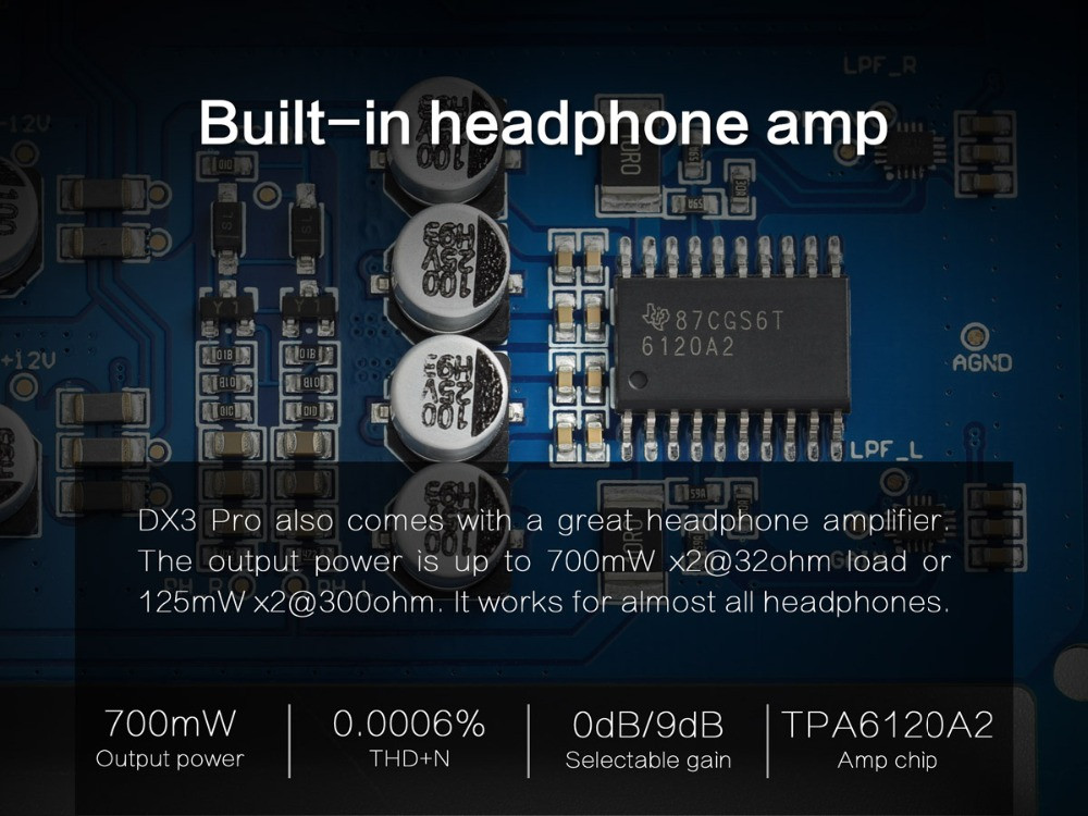 Bộ Giải Mã Âm Thanh Cao Cấp DAC AMP Bluetooth 5.0 TOPPING DX3 Pro - Hàng Chính Hãng