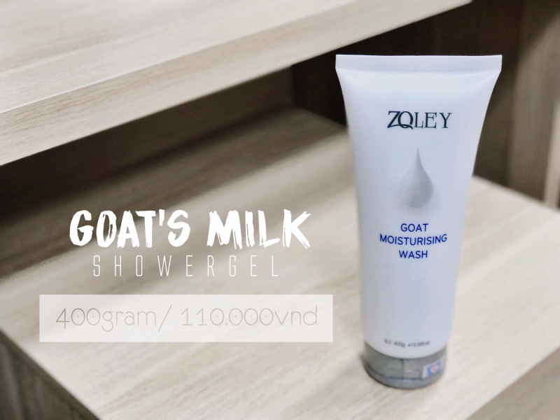 Sữa tắm sáng da GOAT MILK Zoley 400g