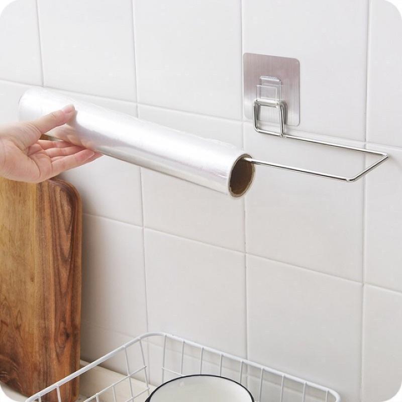 Giá thanh inox treo cuộn giấy vệ sinh dán tường