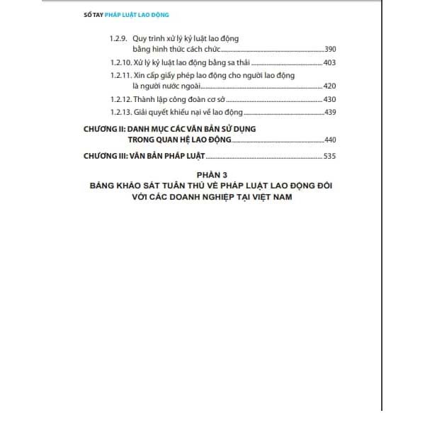 Sổ tay pháp luật lao động