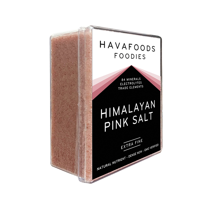 Muối Hồng Himalaya Havafoodies Hộp Nhựa Cao Cấp 260g