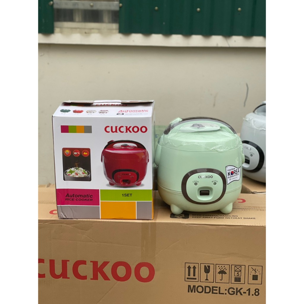 Nồi cơm điện mini Cuckoo 3D dung tích 1L 1,2L 1,8 hàn quốc lòng siêu dày - Giao mầu ngẫu nhiên