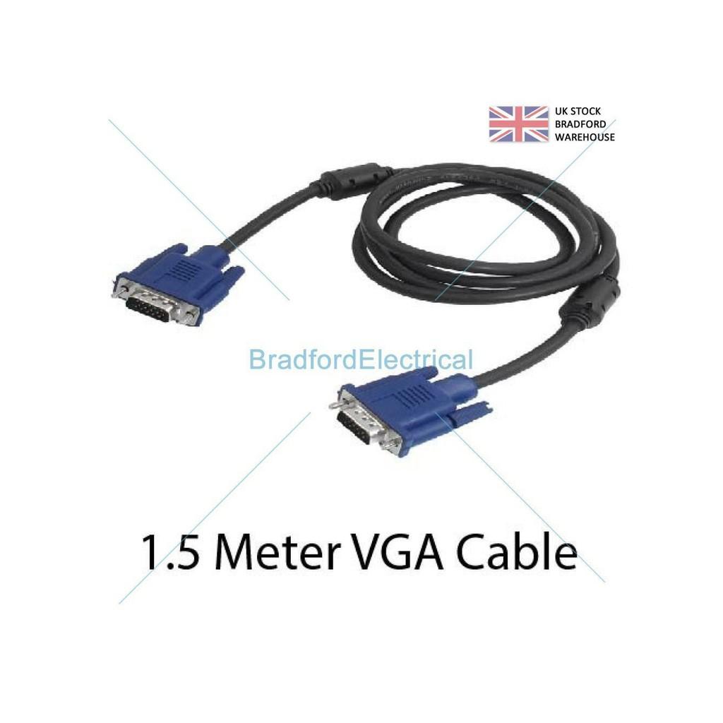 Dây cáp VGA 1.5M Đen chống nhiễu loại cực tốt