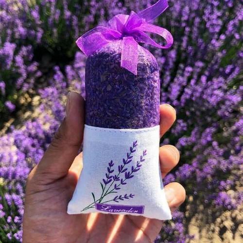 Túi Thơm Hoa Oải Hương Lavender Handmade Treo Tủ, Xe Hơi, Bỏ TRong Phòng, Balo, Túi Xách Giúp Khử Mùi