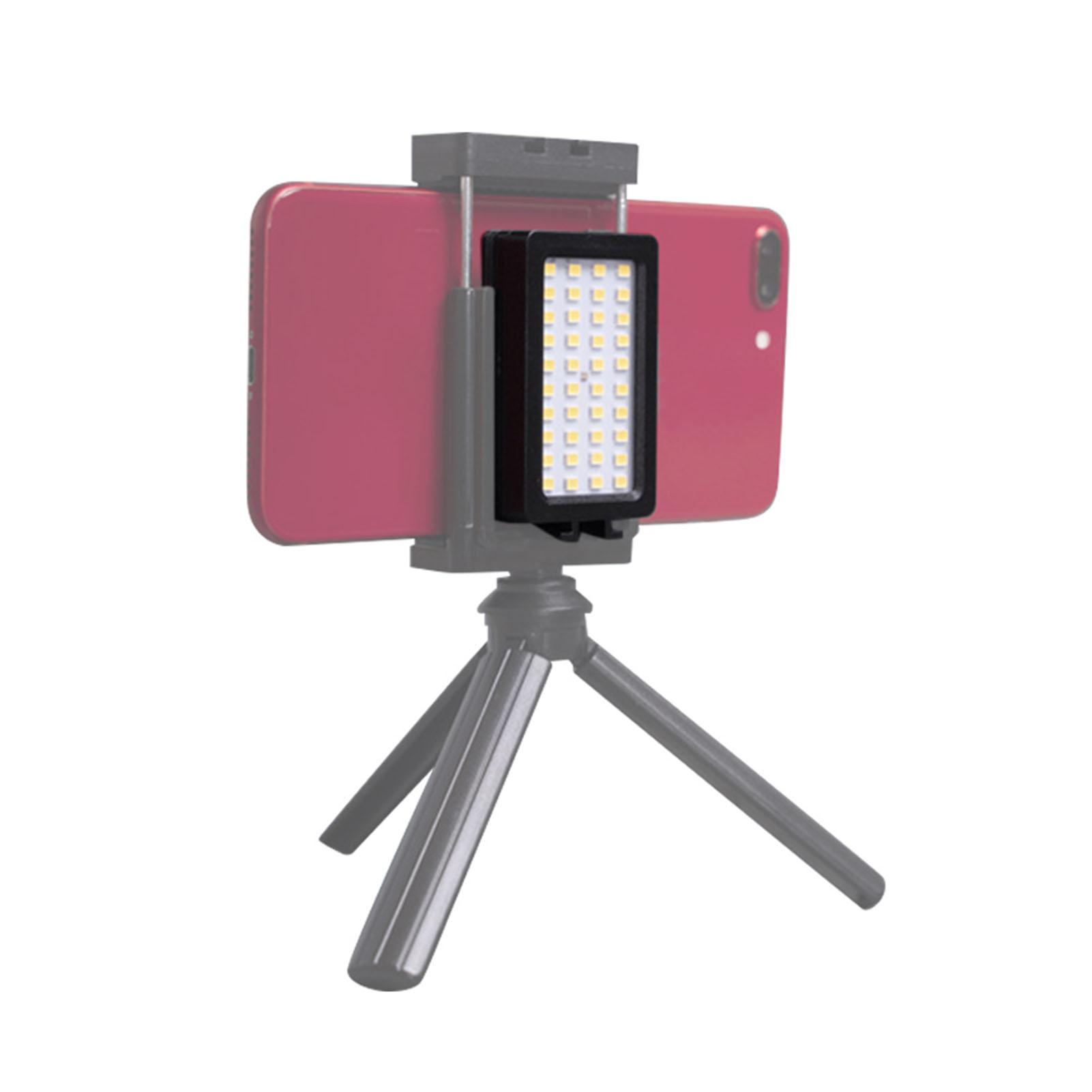 Đèn video LED 5600K Bảng điều khiển có thể thay đổi độ sáng Tích hợp pin sạc