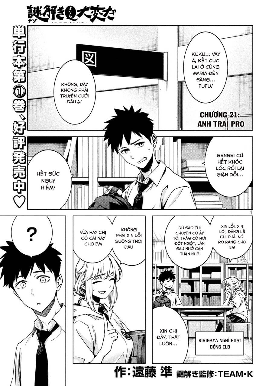 điều còn khó hơn cả việc giải đố chapter 21 1