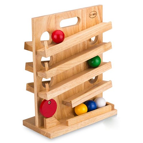Bộ xếp hình lâu đài + trò chơi lăn banh + đàn mộc cầm bằng gỗ 7 thanh (Combo 3 món đồ chơi gỗ phát triển trí tuệ cho bé)