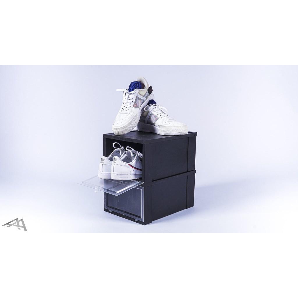 HỘP NHỰA CỨNG CAO CẤP CỬA NAM CHÂM LẮP RÁP TIỆN LỢI, ĐỰNG GIẦY DÉP NAM NỮ SIZE LỚN