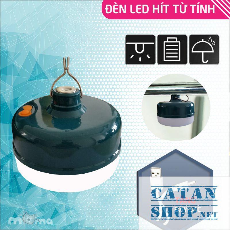 Bóng đèn LED sạc tích điện ánh sáng trắng, có đế hít nam châm, móc treo kèm theo công suất 12-24-36W HL145