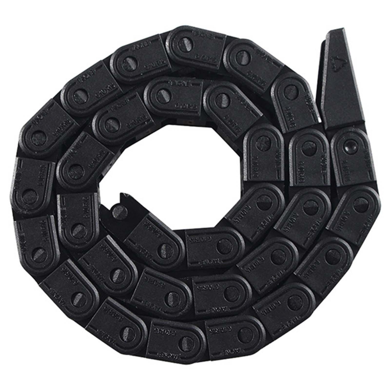 Drag Chain Replacement Parts Flexible Low Noise Professional Black High Performance 3 Hole Mount Pattern Bridge Type for P1p 3D Printer Parts