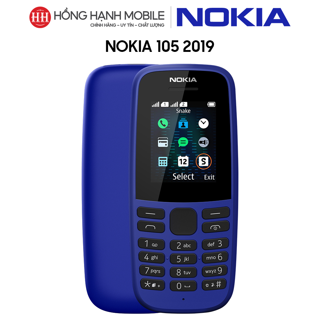 Điện Thoại Nokia 105 Dual Sim 2019 - Hàng Chính Hãng