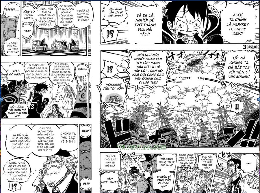 đảo hải tặc - one piece chapter 1090 2