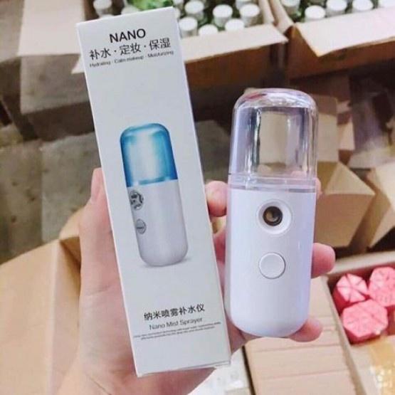 Máy phun sương tạo ẩm Nano mini-Giữ ẩm da, chống lão hoá, làm mát da cấp tốc