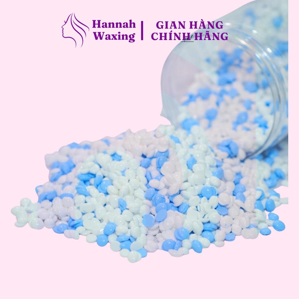 Sáp Wax Lông Mix Sữa Dừa + Dừa Xanh Premium Siêu Bám Lông Tặng Que Gỗ HANNAH WAXING