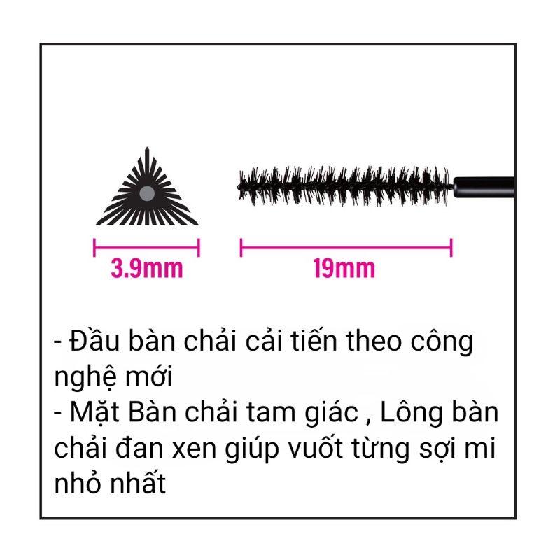 Mascara Màng Film Không Trôi, Chải Tơi Và Dầy Rậm Làn Mi Mỏng Kissme Heroine Make (4.5G)