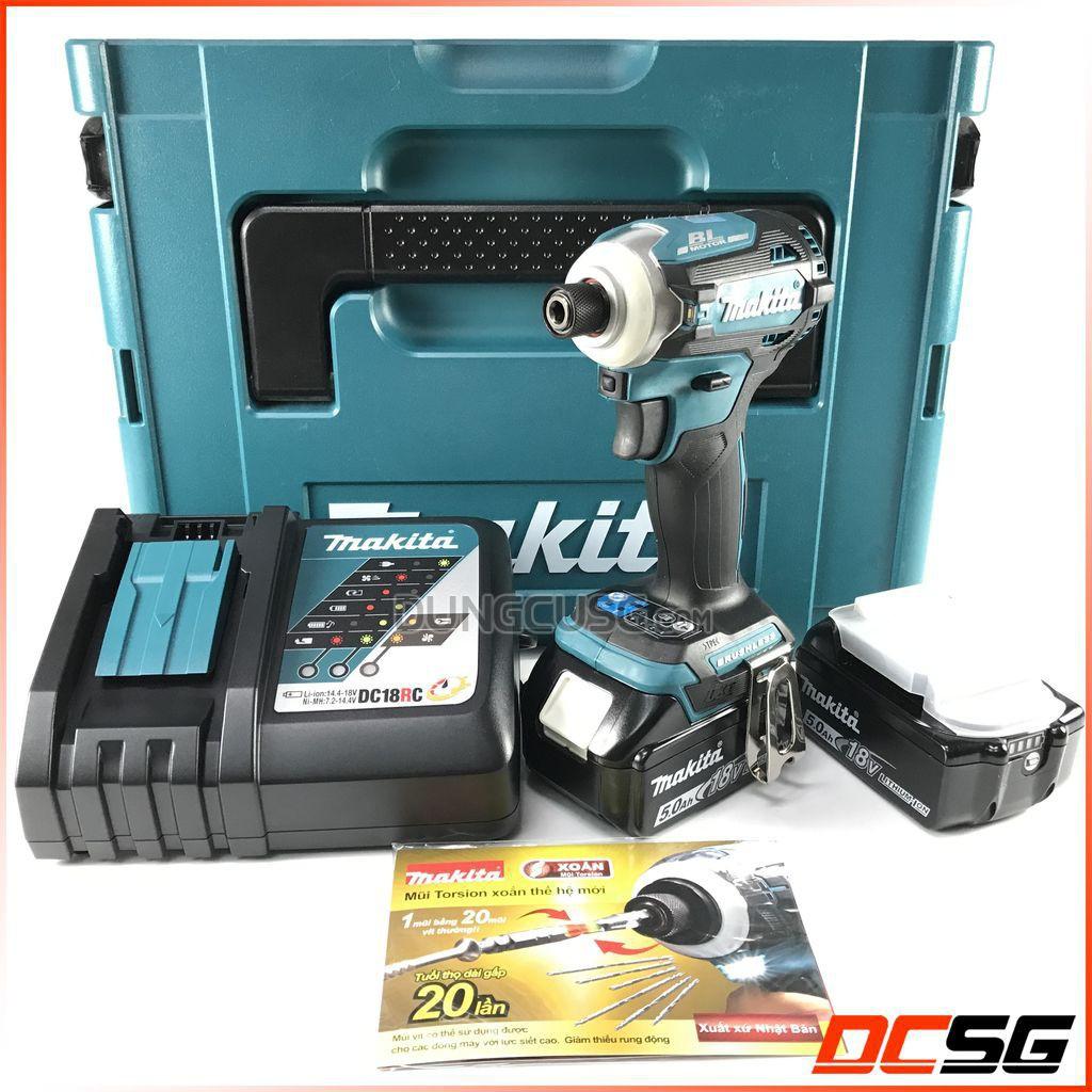 Máy vặn vít 180N.m dùng pin 18V Makita DTD171RTJ