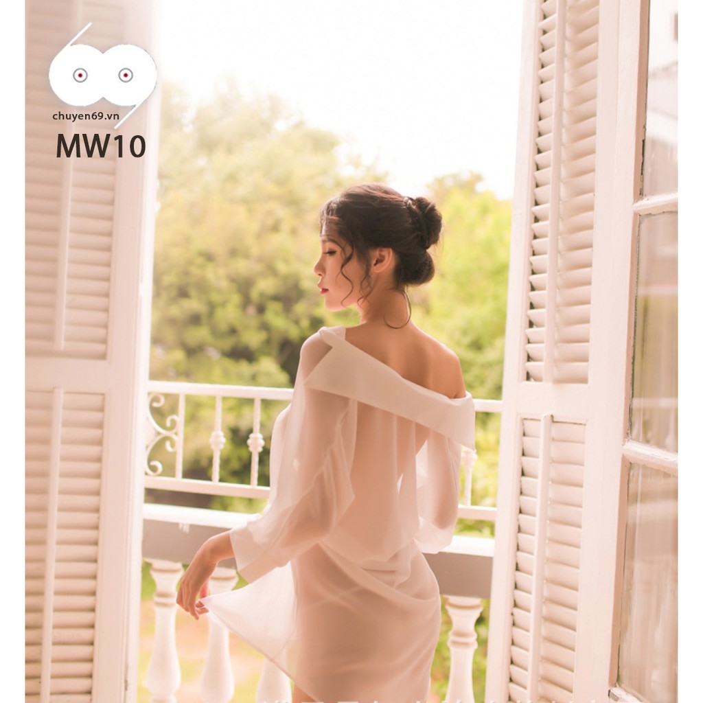 Đầm Ngủ Hàn Quốc Vải Chiffon Quyến Rũ