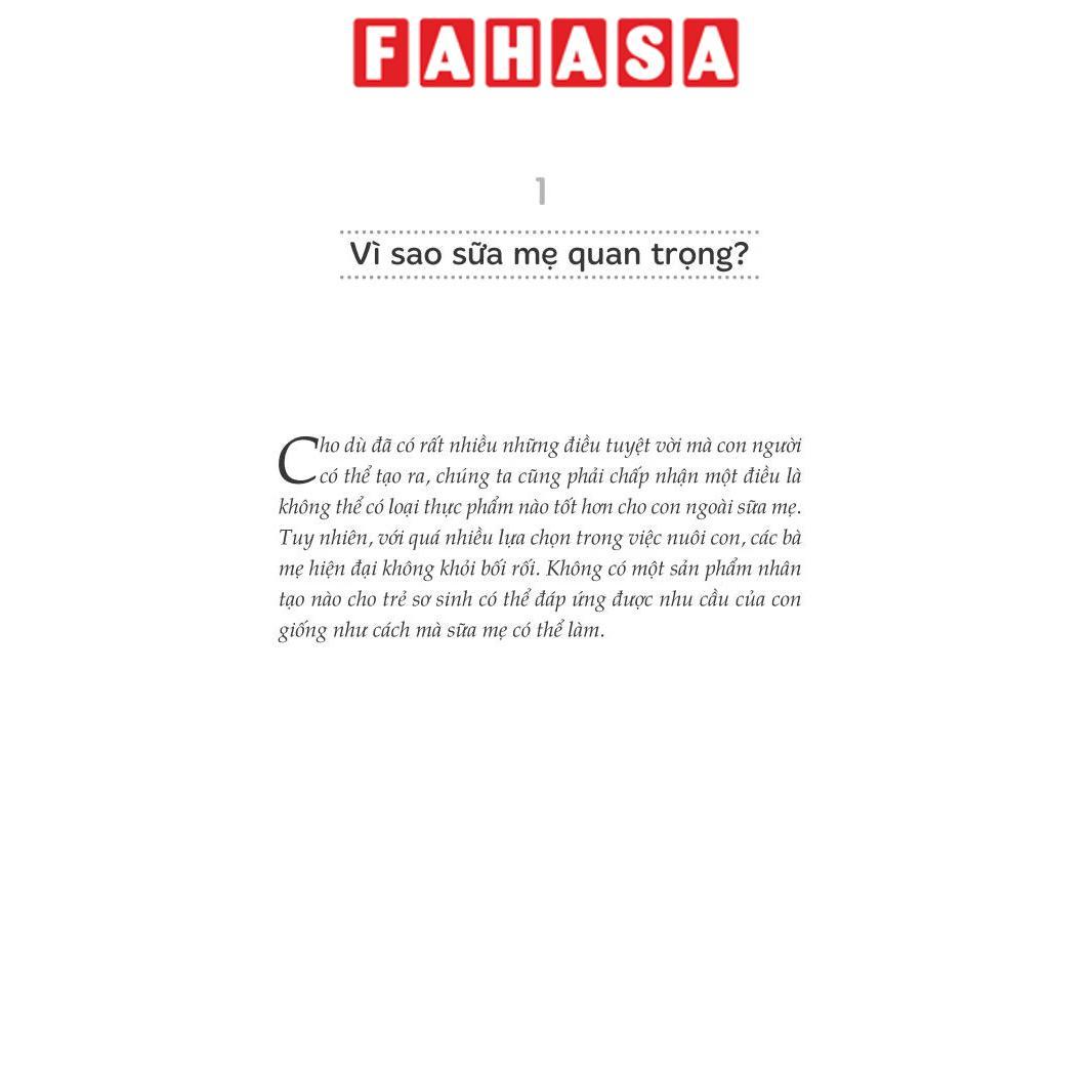 Sách - Tận Hưởng Hành Trình Nuôi Con Sữa Mẹ (Tái Bản 2026)