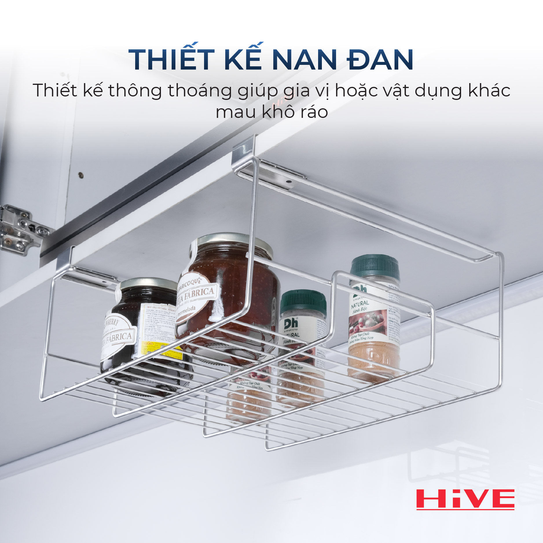 KỆ INOX NHÀ BẾP ĐA NĂNG GẮN VÀO THÀNH TỦ BẾP