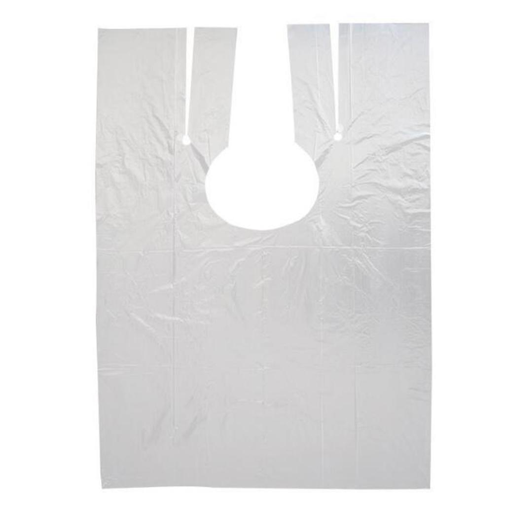 600x Waterproof Disposable Hair Cutting Capes Gowns Barber Shop
