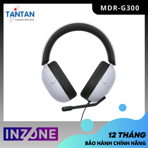 Tai nghe chơi game có dây Sony INZONE H3-Tần số âm trầm mạnh mẽ -Micro boom- Hỗ trợ âm thanh không gian 360 | Hàng Chính Hãng