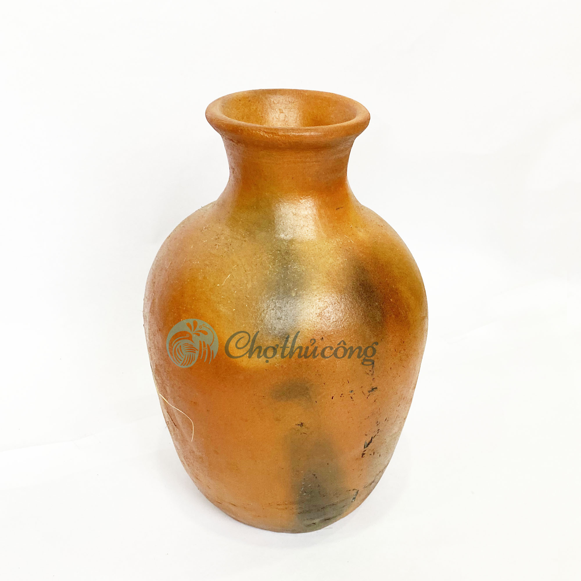Bình hoa to vintage, Bình gốm cắm hoa decor, lọ hoa chậu đất nung thủ công Gốm Chăm Bàu Trúc trang trí handmade terracotta