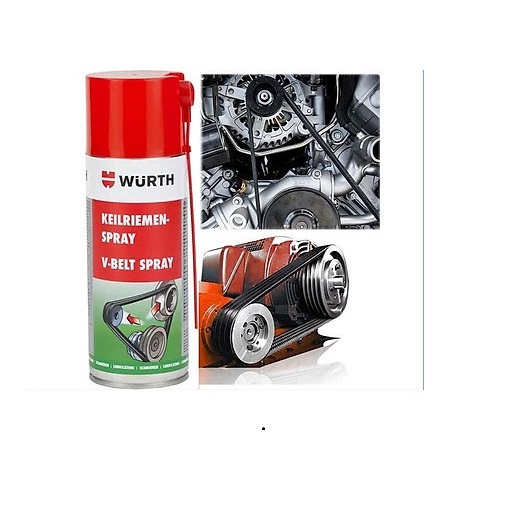 Chai Xịt Bảo Dưỡng Dây Curoa V-Belt Pray WURTH 400ml 0893230