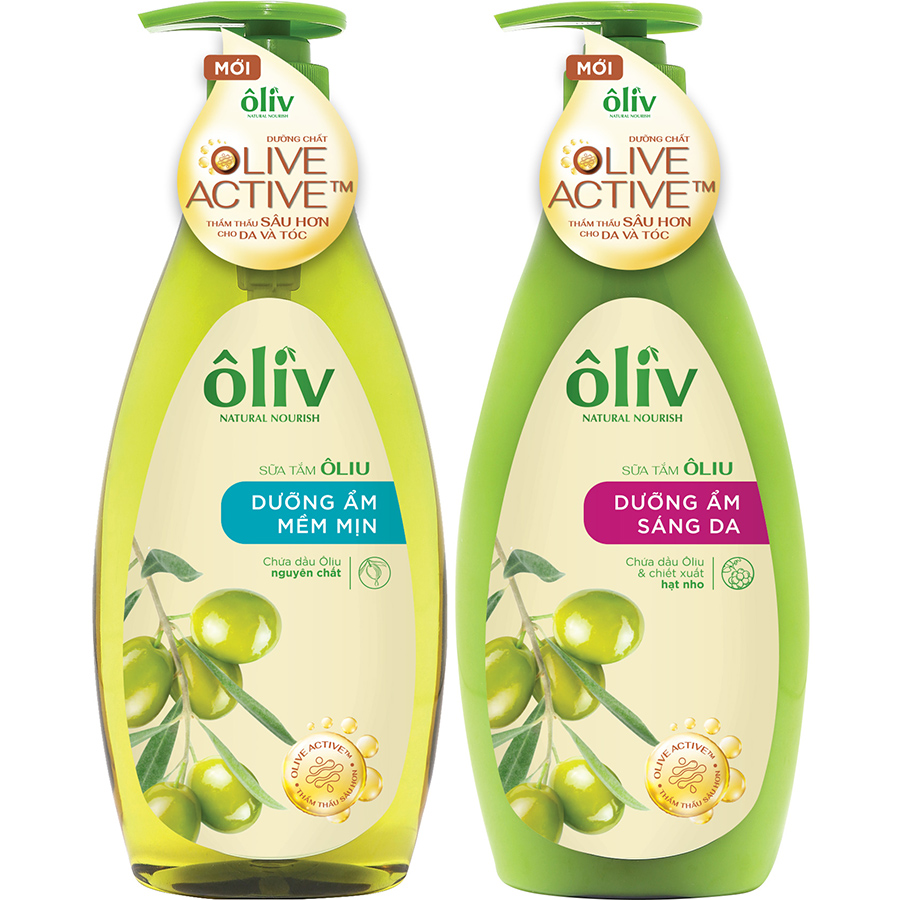 Combo 2 Sữa Tắm Ôliv Mềm Mịn + Sáng Da Purité De Prôvence 650ml