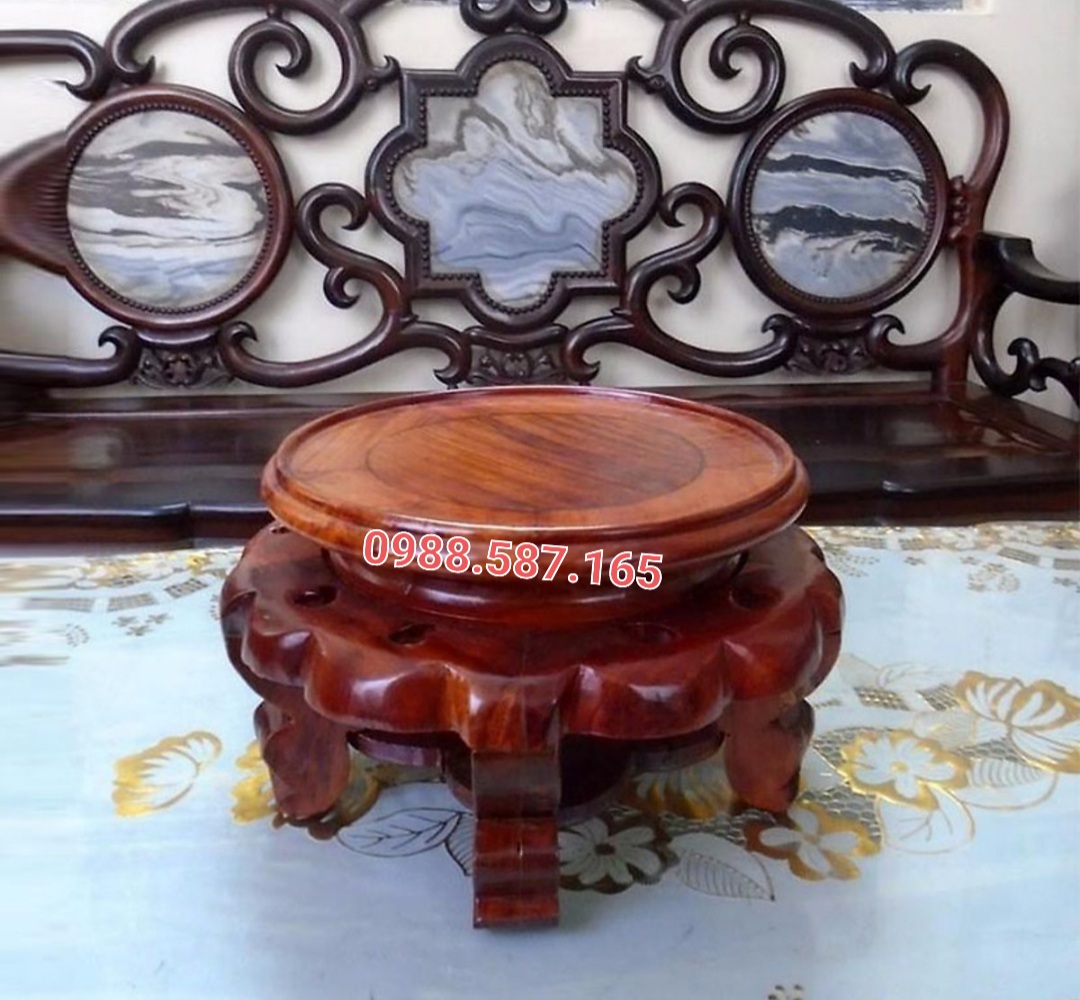 Đôn Váy Đế tròn- kỷ váy-đế kê bát hương kê đồ trang trí- nhiều kích thước