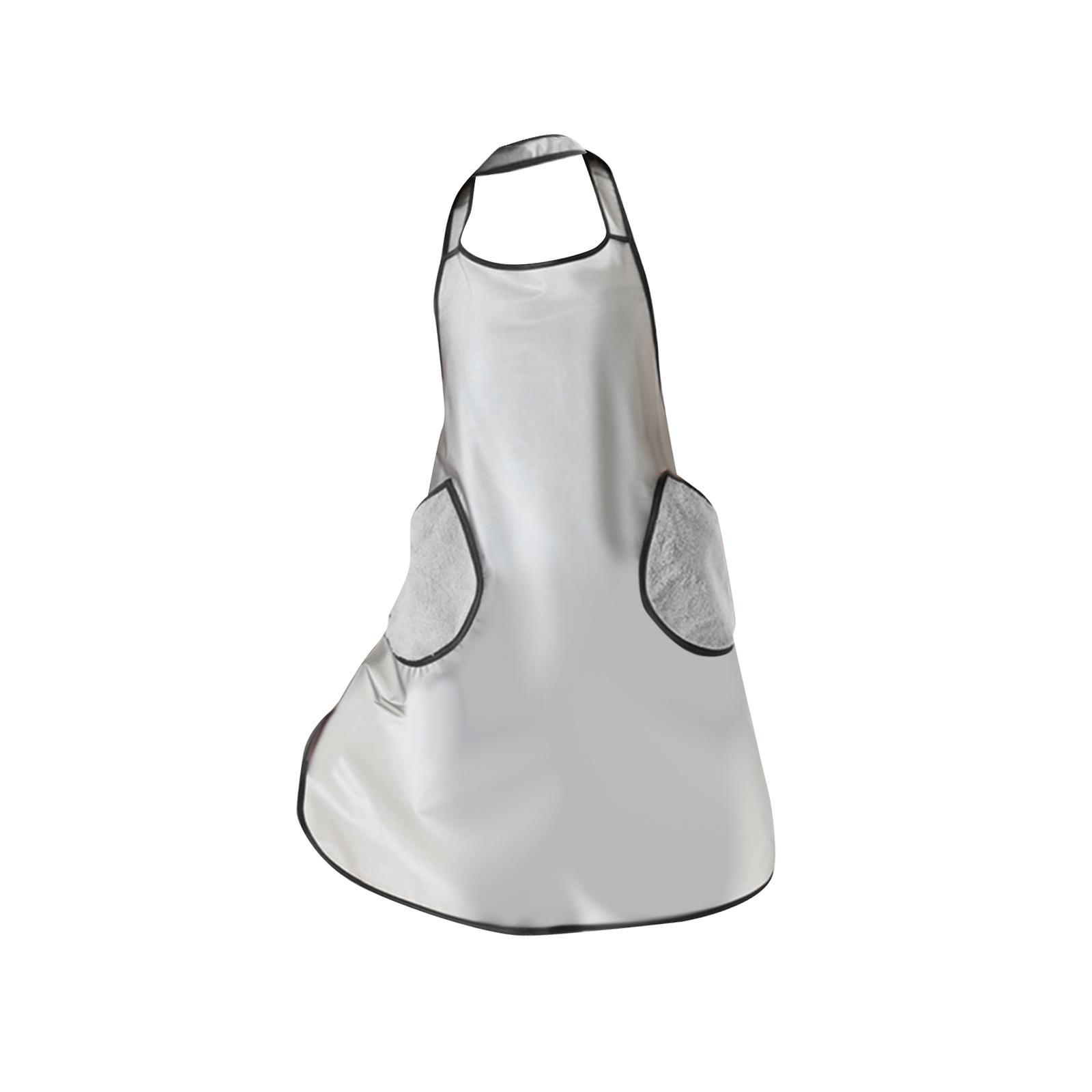 Cooking Apron Baking Apron with Hand Wipe Pockets Sturdy Oil BBQ Apron