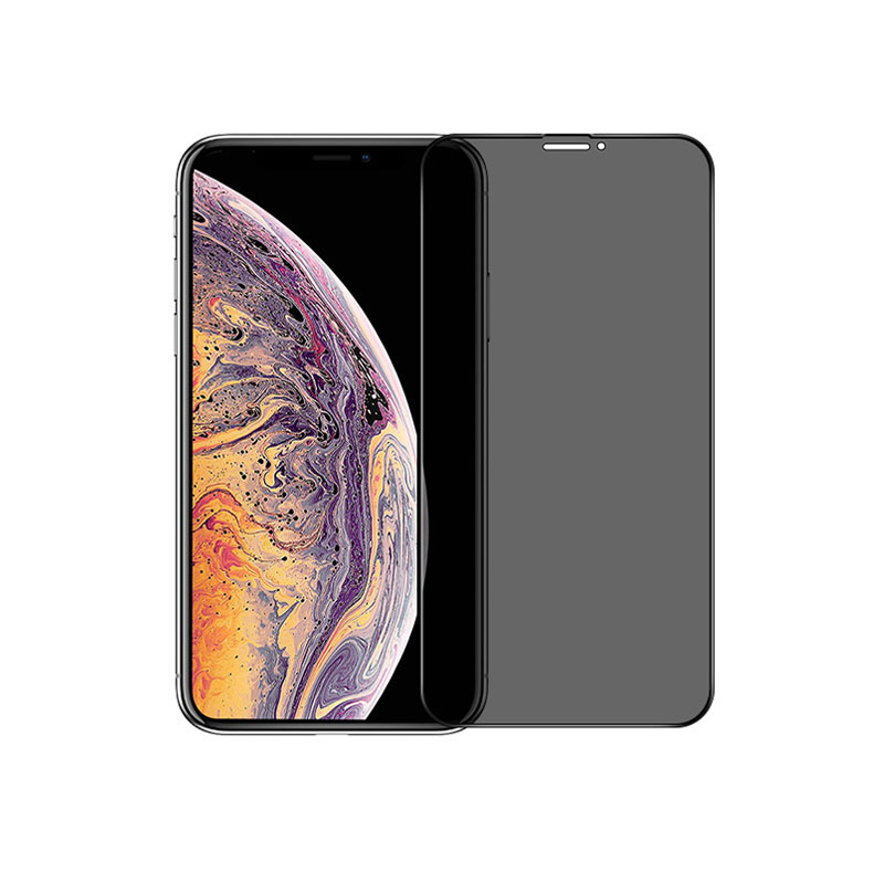 Kính cường lực dành cho iPhone Xs Max Full 3D MIPOW KING BULL chống nhìn trộm - Hàng chính hãng
