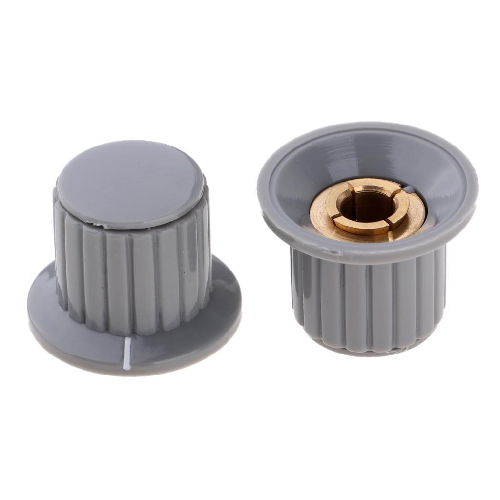 50pcs Potentiometer Bakelite Knob with Copper Core  KYP25-18 6.35mm