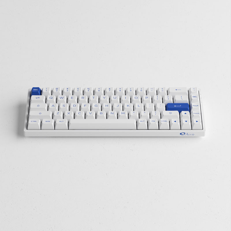 Bàn phím cơ AKKO 3068B Plus Blue on White