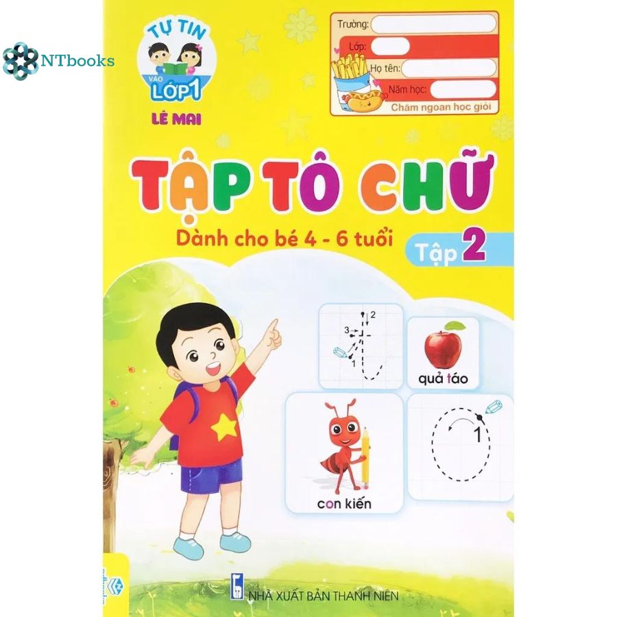 Sách Tập Tô Chữ - Giúp bé tự tin vào lớp 1