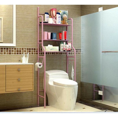 Kệ để đồ nhà tắm nhà vệ sinh sau Toilet thông minh 3 tầng có thể làm kệ để chậu hoa cây cảnh,tặng kèm tấm dán khử mùi nhà vệ sinh. Shop giao mầu ngẫu nhiên