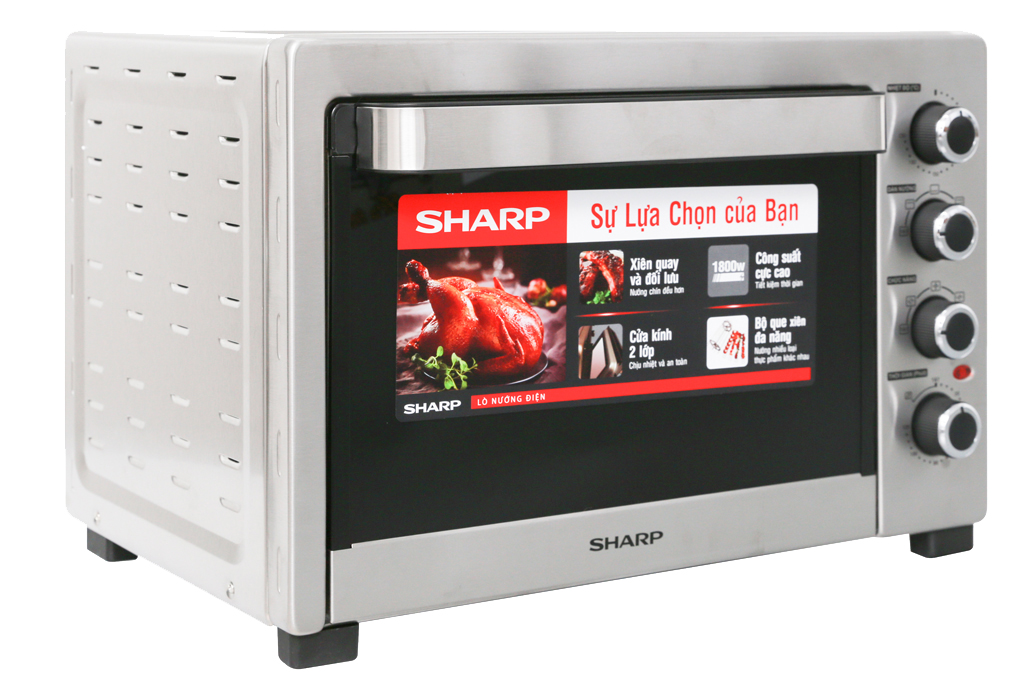 Lò nướng Sharp EO-A384RCSV-ST 38 lít, Công suất 1800W - Hàng chính hãng