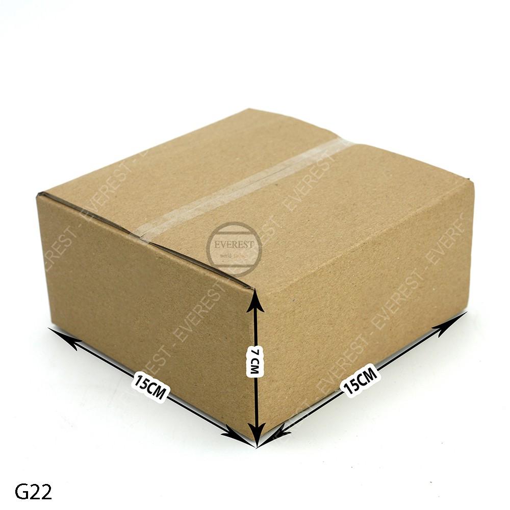 Combo 20 thùng G22 15x15x7 giấy carton gói hàng Everest