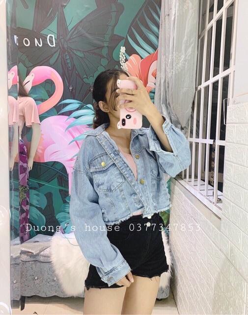 Áo Khoác Jeans Nữ Freesize hottrend 2019 hàng đẹp chuẩn shop