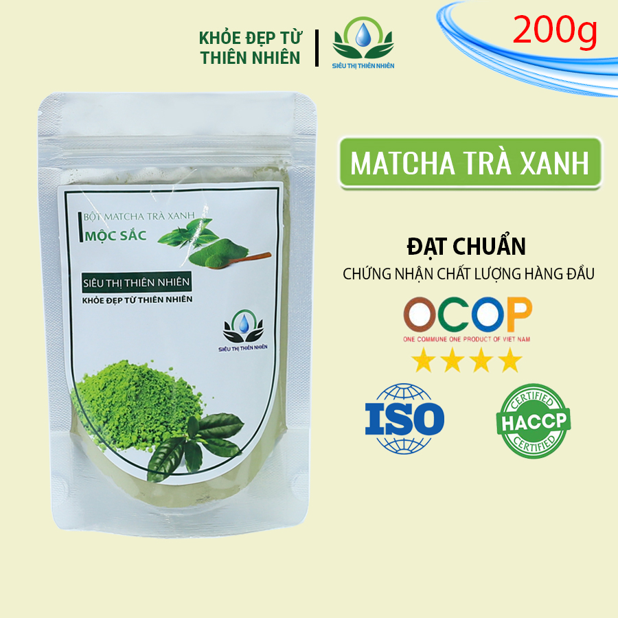 Bột Matcha Trà Xanh Mộc Sắc Nguyên Chất