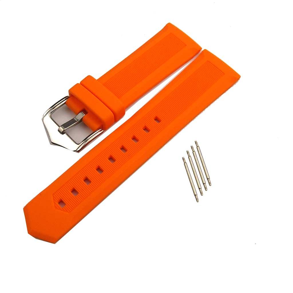 Silicone Rubber Replacement Watch Bands Waterproof Spring