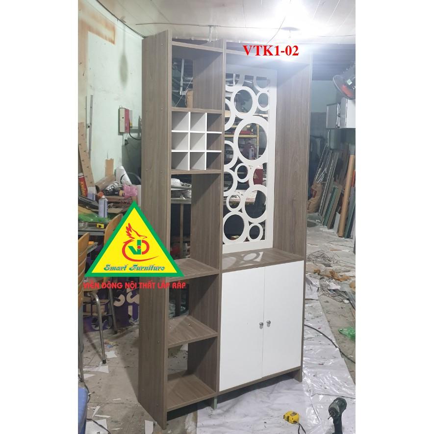 TỦ KỆ VÁCH NGĂN VTK1-01 - Nội Thất Lắp Ráp Viendong Adv