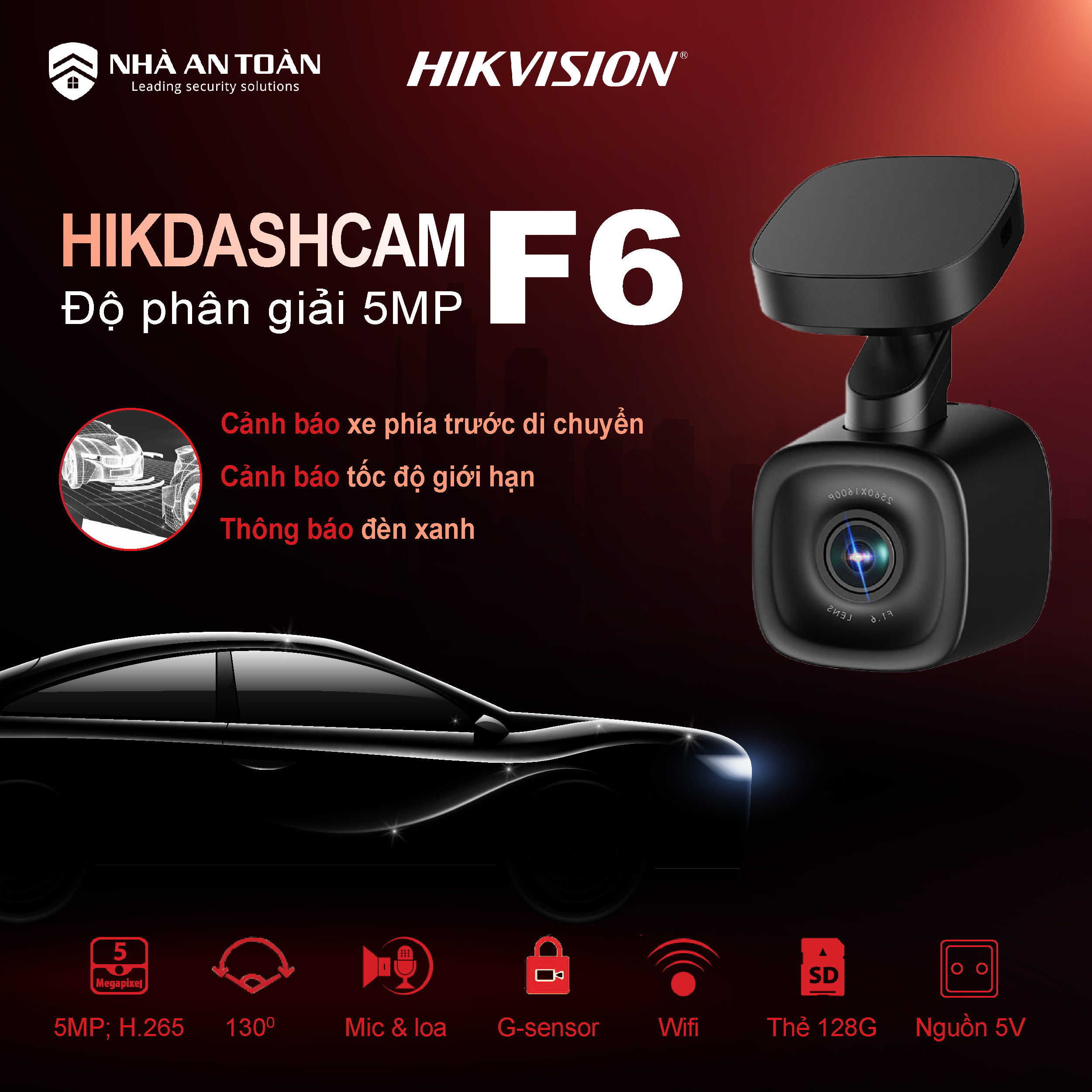 Camera hành trình Hikvision F6 [Hàng nhập khẩu]