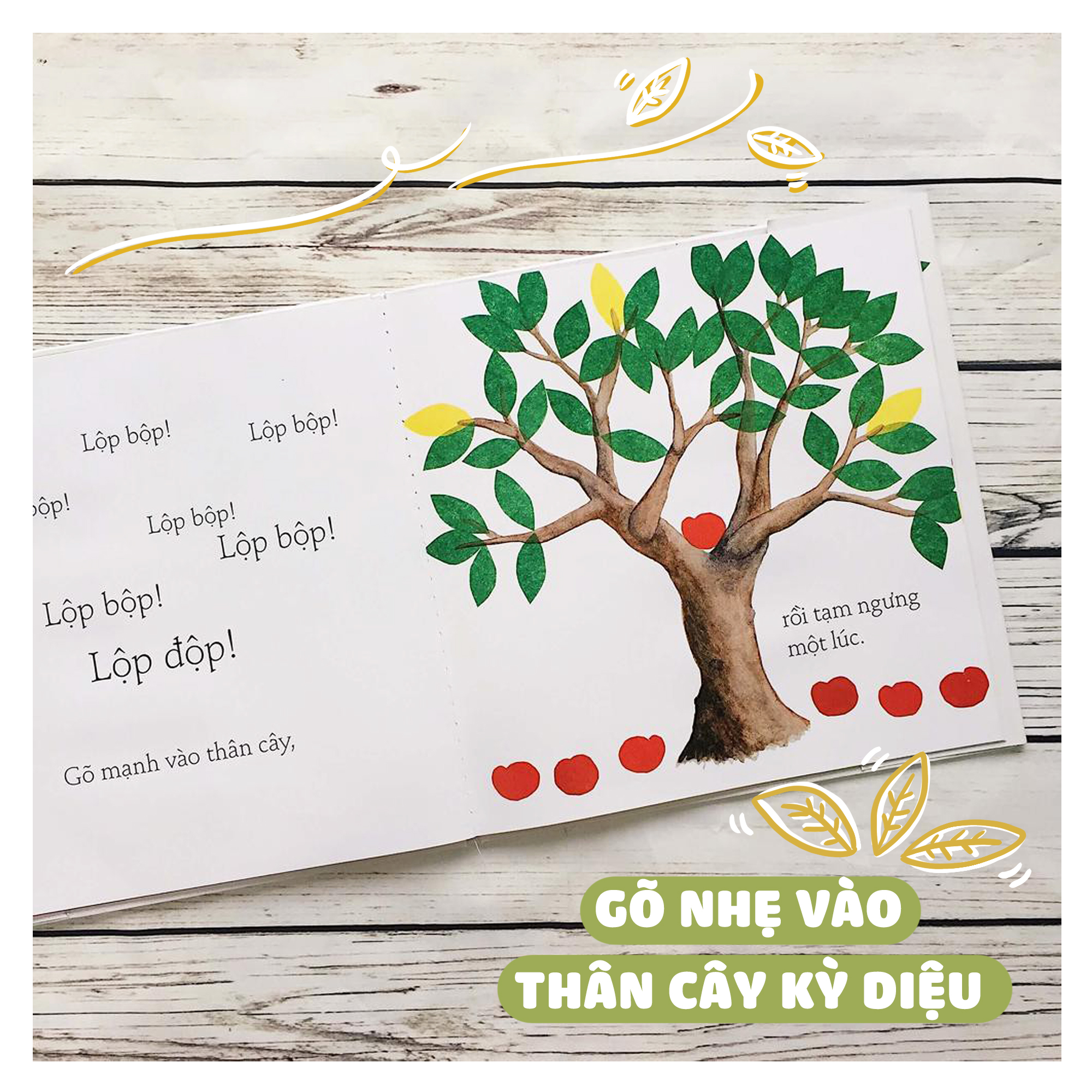 COMBO BỘ DỤNG CỤ TRỒNG CÂY “HẠT GIỐNG TỐT LÀNH” VÀ SÁCH “GÕ NHẸ VÀO THÂN CÂY KỲ DIỆU”