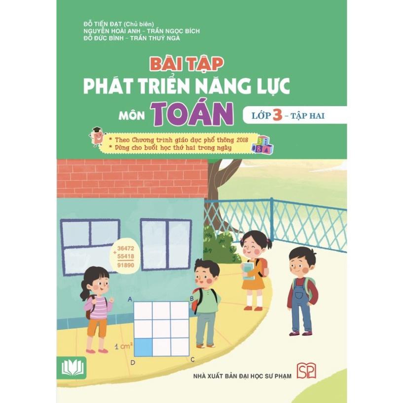 Sách - Bài tập phát triển năng lực lớp 3 theo Chương trình giáo dục phổ thông 2018 (Môn Toán, Tiếng Việt)