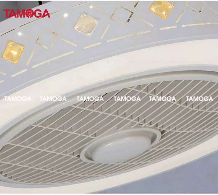 Quạt trần đèn phòng khách trang trí TAMOGA KEVIS 8045 + Tặng kèm điều khiển