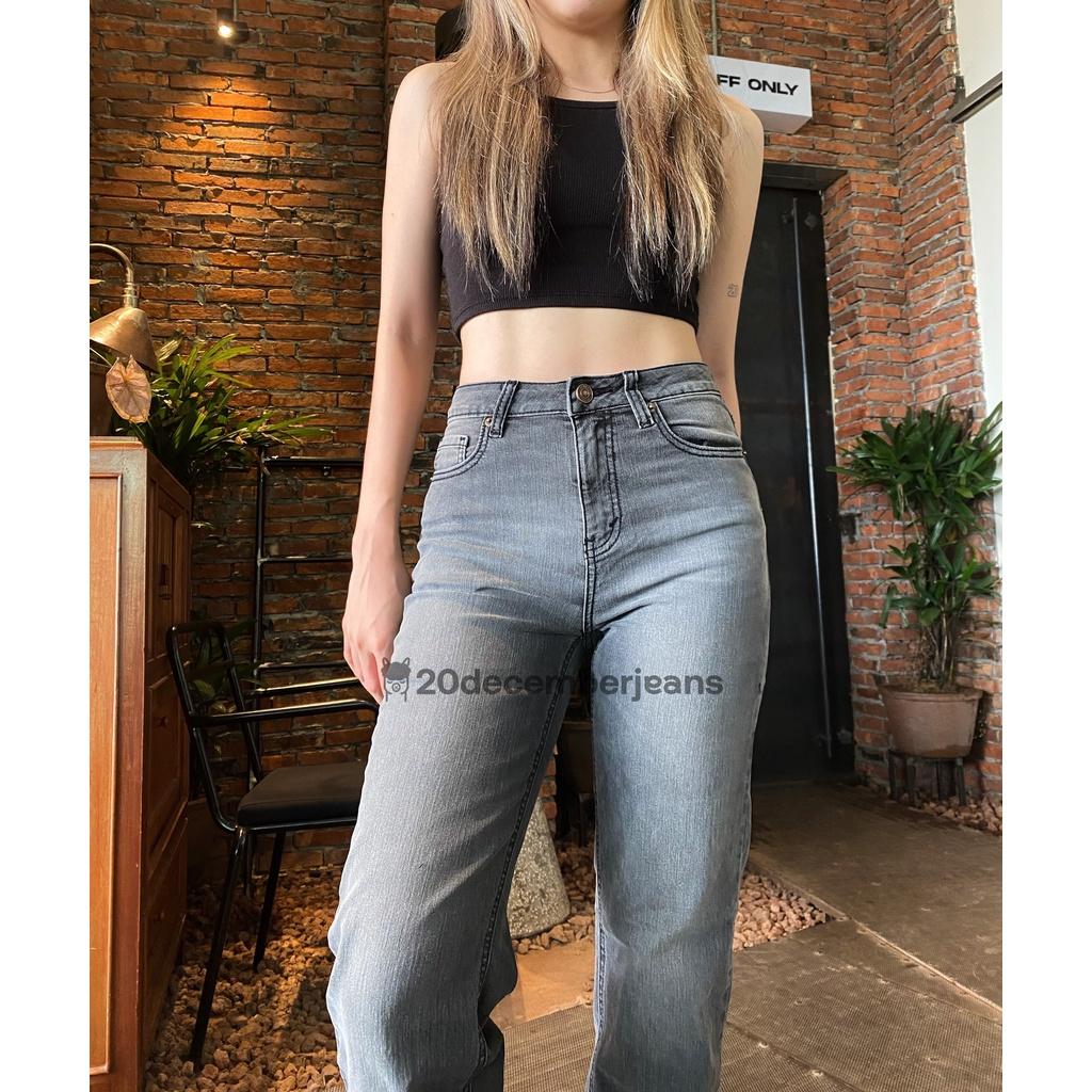 Quần Ống suông trơn lai thường MORNING GLORY 20decemberjeans mã 1021
