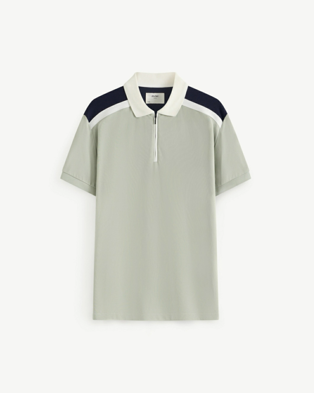 Áo Polo ROUTINE Nam Cổ Khóa Kéo Phối Màu Vai Form Fitted - 10F23POL014PR1 | LASTORE MENSWEAR