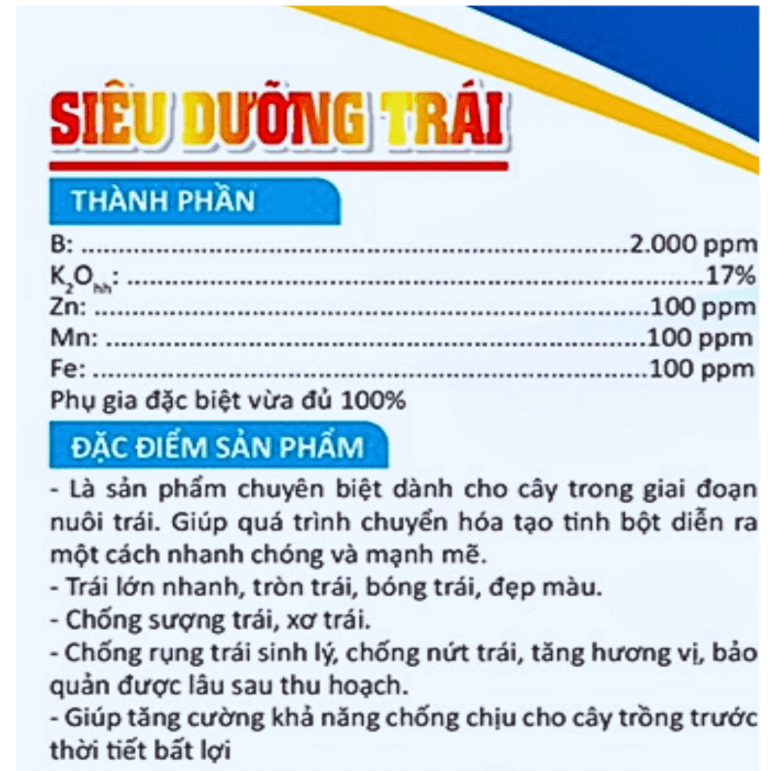 Phân bón VIGAMI KAMI siêu dưỡng trái 500ML