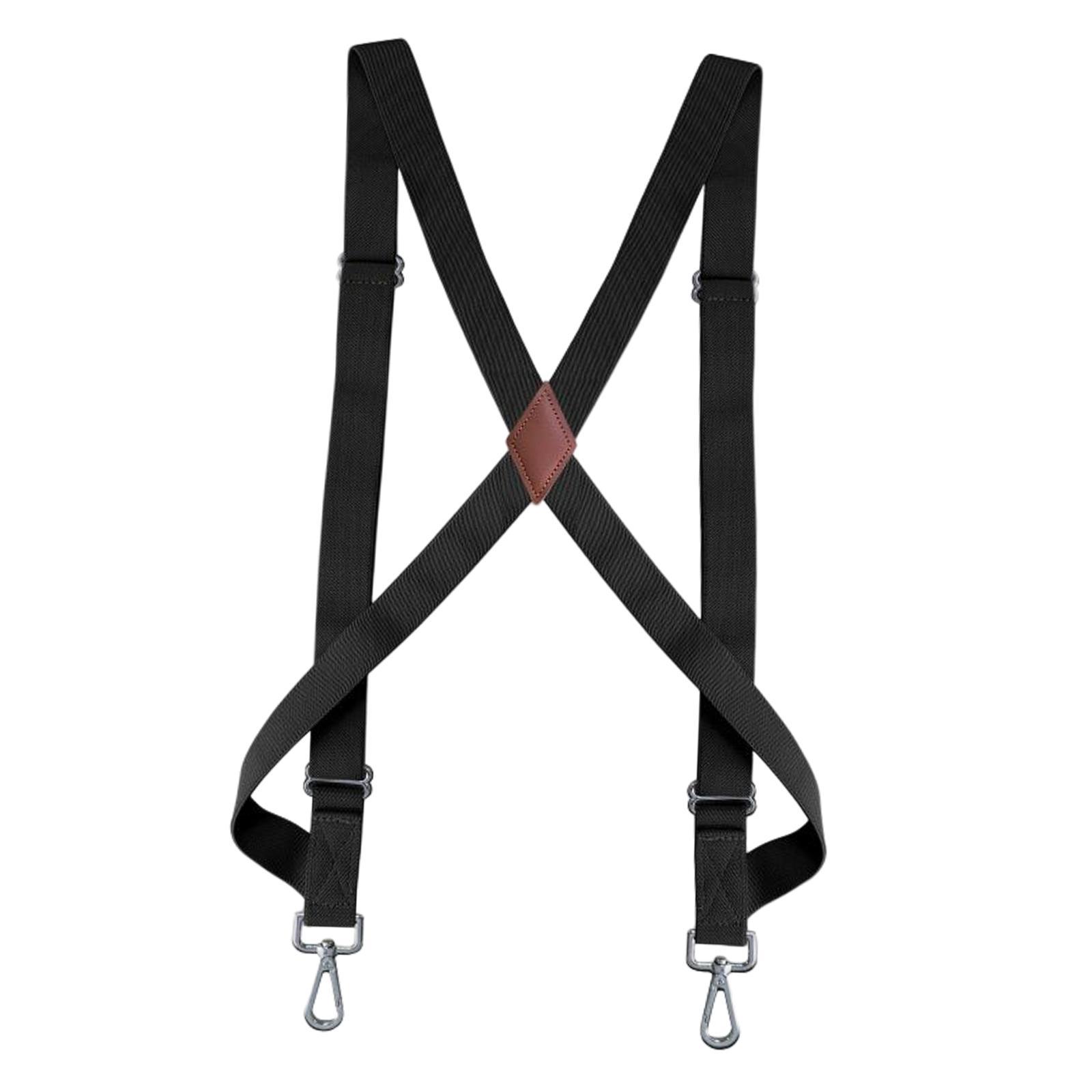 Mens Womens Suspender X Shaped Elastic Straps Hook Suspenders Adjustable